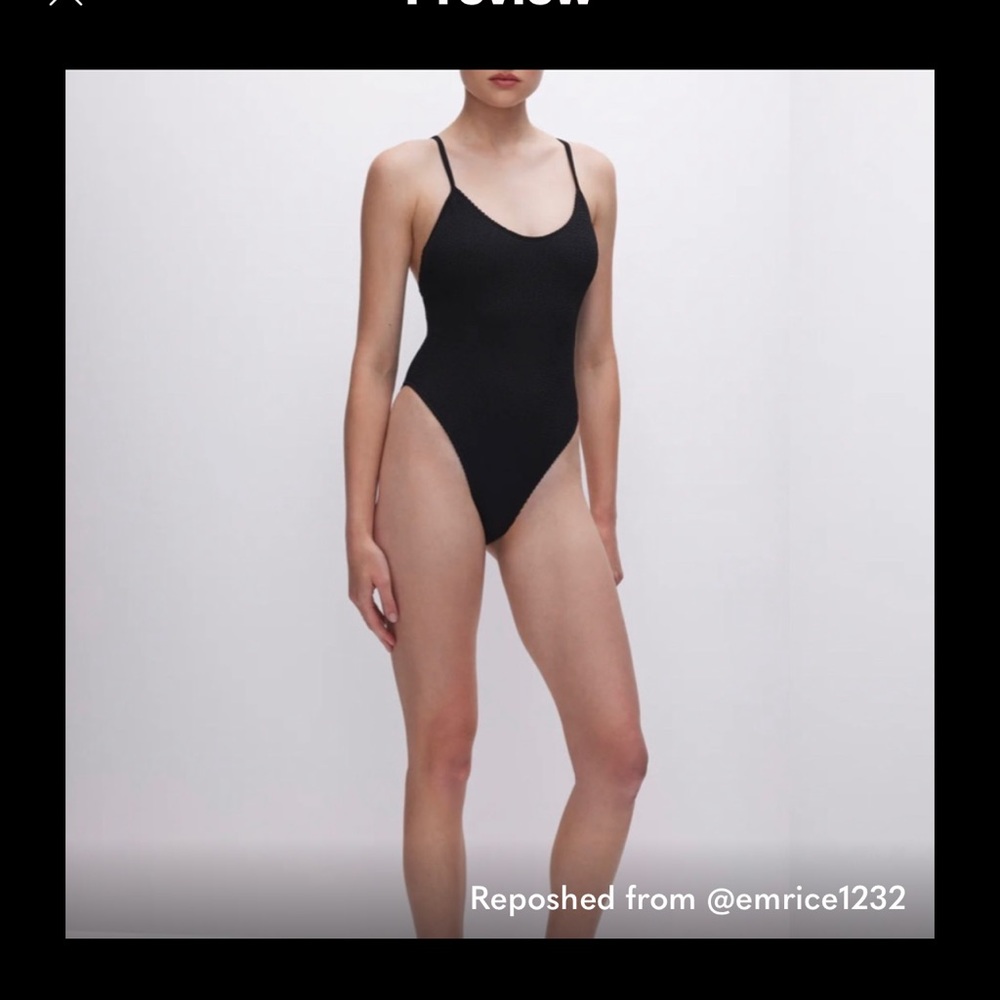 Good American Always Fits One Piece Swimsuit